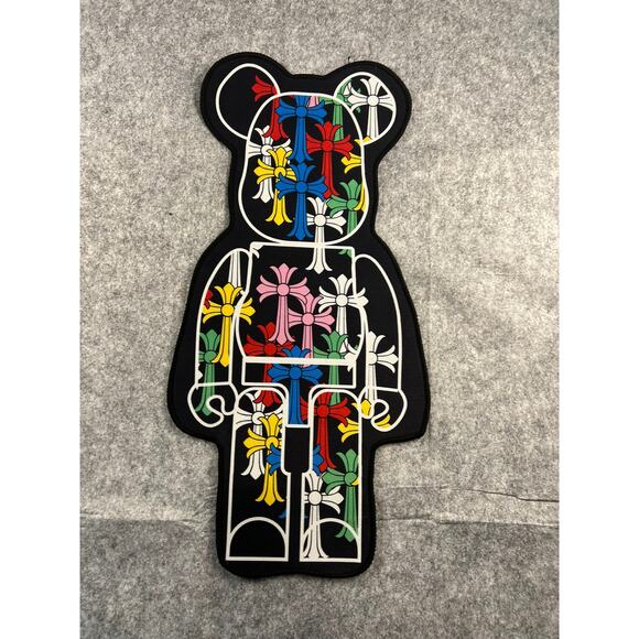 Chrome Hearts Bearbrick Crosses Rug Non Slip Back - Picture 1 of 4